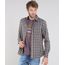 Camisa-Masculina-Comfort-em-Flanela-Estampada-Xadrez-Manga-Longa-Caramelo-9436419-Caramelo_1