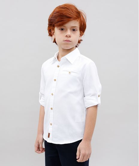 Camisa-Infantil-Texturizada-com-Bolso-Manga-Longa-Off-White-9187138-Off_White_1