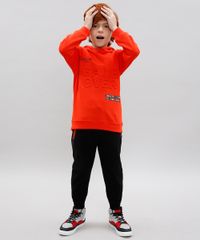 Blusao-Infantil-em-Moletom--Game-Over--Alto-Relevo-com-Capuz-Laranja-9368802-Laranja_3