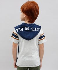 Camiseta-Infantil-com-Listras-e-Capuz-Manga-Curta-Cinza-Mescla-Claro-9565354-Cinza_Mescla_Claro_2