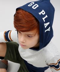 Camiseta-Infantil-com-Listras-e-Capuz-Manga-Curta-Cinza-Mescla-Claro-9565354-Cinza_Mescla_Claro_4