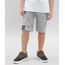 Bermuda-Infantil-em-Moletom--The-Dino-World--com-Bolsos-Cinza-Mescla-9571016-Cinza_Mescla_1