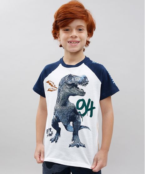 Camiseta-Infantil-Raglan-Dinossauro-Manga-Curta-Branca-9534638-Branco_1