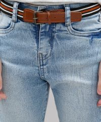 Calca-Jeans-Infantil-com-Cinto-Listrado-Azul-Claro-9549620-Azul_Claro_4