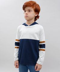 Camiseta-Infantil-com-Listras-e-Capuz-Manga-Longa-Cinza-Mescla-Claro-9565355-Cinza_Mescla_Claro_1