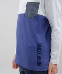 Camiseta-Infantil--New-York--com-Bolso-Manga-Longa-Gola-Careca-Cinza-Mescla-Claro-9558626-Cinza_Mescla_Claro_4