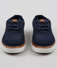 Tenis-Masculino-com-Recortes-Azul-Marinho-9588793-Azul_Marinho_4