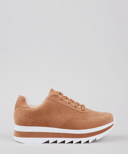 tenis vizzano suede caramelo