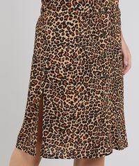 Saia-Feminina-Midi-Estampada-Animal-Print-com-Bolsos-e-Fenda-Bege-9527921-Bege_4