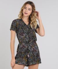 Macaquinho-Feminino-Estampado-Floral-Manga-Curta-Preto-9514239-Preto_1