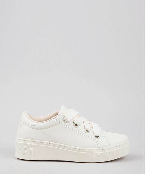 Tenis-Feminino-Flatform-com-Cadarco-Trancado-Bege-9568425-Bege_1