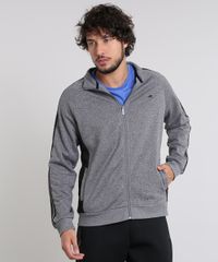 Blusao-Masculino-Esportivo-Ace-em-Moletom-Gola-Alta-com-Faixas-Laterais-Cinza-Mescla-8187446-Cinza_Mescla_1