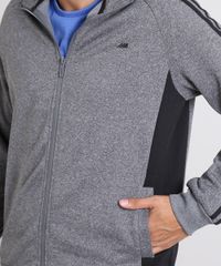 Blusao-Masculino-Esportivo-Ace-em-Moletom-Gola-Alta-com-Faixas-Laterais-Cinza-Mescla-8187446-Cinza_Mescla_4