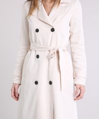 Casaco-Feminino-Trench-Coat-com-Faixa-para-Amarrar-Bege-Claro-9089305-Bege_Claro_4
