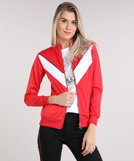 Jaqueta-Feminina-Bomber-com-Recorte-Manga-Longa-Vermelha-9089210-Vermelho_1