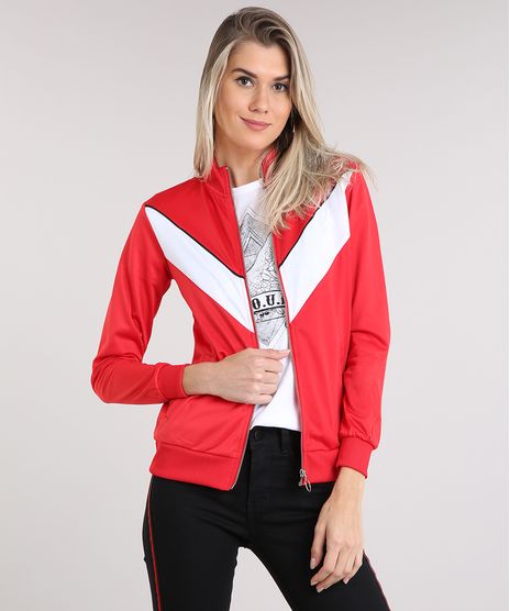 Jaqueta-Feminina-Bomber-com-Recorte-Manga-Longa-Vermelha-9089210-Vermelho_1
