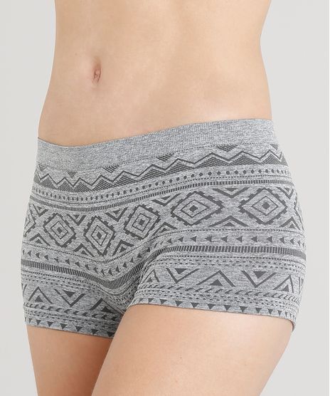 Calcinha-Boyshort-Sem-Costura-Estampada-Etnica-Cinza-Mescla-Escuro-9178622-Cinza_Mescla_Escuro_1