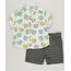 Conjunto-Infantil-Bento-de-Camisa-Estampada-de-Peixe-Manga-Curta-Off-White---Bermuda-Listrada-com-Bolsos-Preta-9164455-Preto_1
