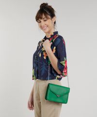 Bolsa-Feminina-Transversal-com-Corrente-Verde-9227656-Verde_2