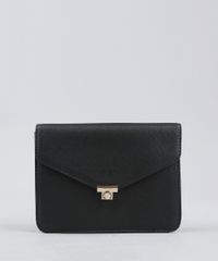 Bolsa-Feminina-Transversal-com-Corrente-Preta-9227656-Preto_1