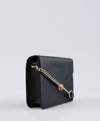 Bolsa-Feminina-Transversal-com-Corrente-Preta-9227656-Preto_3