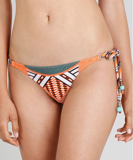 Biquini-Calcinha-Tanga-Levanta-Bumbum-Cia--Maritima-Estampado-Etnico-Protecao-UV50--Coral-9276003-Coral_1