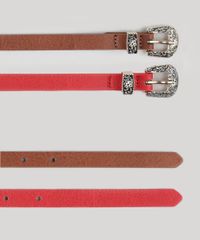 Kit-de-2-Cintos-Femininos-com-Fivela-Western-Multicor-9375679-Multicor_1