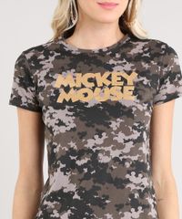 Blusa-Feminina-Mickey-Mouse-Estampada-Camuflada-Manga-Curta-Decote-Redondo-Verde-Militar-9237996-Verde_Militar_4
