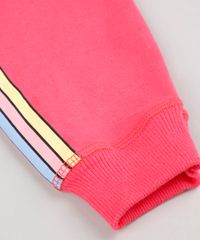 Calca-Infantil-em-Moletom-com-Faixa-Lateral-Rosa-Escuro-9540162-Rosa_Escuro_4
