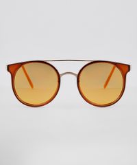 Oculos-de-Sol-Redondo-Unissex-Oneself-Dourado-9636119-Dourado_1