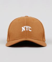 Bone-Masculino-Aba-Curva--NY--com-Bordado-Caramelo-9301861-Caramelo_1