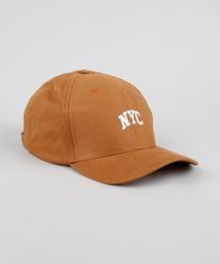 Bone-Masculino-Aba-Curva--NY--com-Bordado-Caramelo-9301861-Caramelo_2