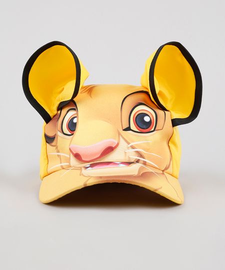 Bone-Infantil-Aba-Curva-Rei-Leao-com-Orelhas-Amarelo-9542504-Amarelo_1 Bone-Infantil-Aba-Curva-Rei-Leao-com-Orelhas-Amarelo-9542504-Amarelo_1