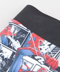 Sunga-Boxer-Infantil-Homem-Aranha-Estampada-de-Quadrinhos--Branca-9525983-Branco_3