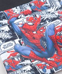 Sunga-Boxer-Infantil-Homem-Aranha-Estampada-de-Quadrinhos--Branca-9525983-Branco_4