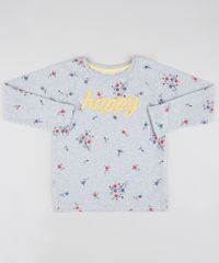 Blusao-Infantil-em-Moletom--Happy--Estampado-Floral-Manga-Longa-Cinza-Mescla-9591146-Cinza_Mescla_1