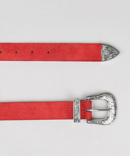 Cinto-Feminino-em-Suede-com-Fivela-Western-Vermelho-8894689-Vermelho_1 Cinto-Feminino-em-Suede-com-Fivela-Western-Vermelho-8894689-Vermelho_1