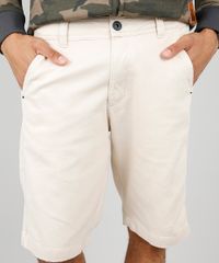 Bermuda-Masculina-Reta-em-Moletom-com-Cordao-e-Bolsos-Bege-Claro-9562902-Bege_Claro_2