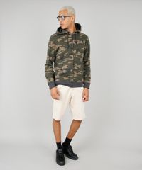 Bermuda-Masculina-Reta-em-Moletom-com-Cordao-e-Bolsos-Bege-Claro-9562902-Bege_Claro_3