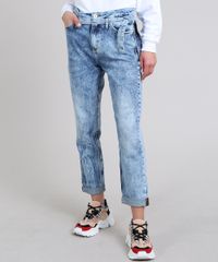 Calca-Jeans-Feminina-Mom-com-Faixa-para-Amarrar-Azul-Claro-9594584-Azul_Claro_1