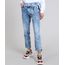 Calca-Jeans-Feminina-Mom-com-Faixa-para-Amarrar-Azul-Claro-9594584-Azul_Claro_1
