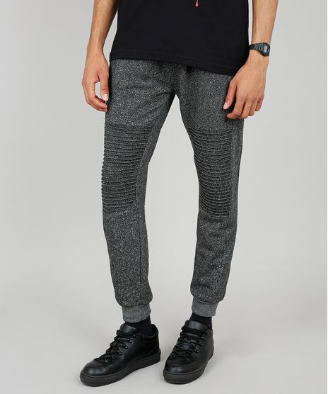 Calca-Masculina-Relaxed-em-Moletom-com-Frisos-Cinza-Mescla-Escuro-9361983-Cinza_Mescla_Escuro_1