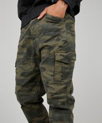 Calca-de-Sarja-Masculina-Jogger-Cargo-Estampada-Camuflada-Verde-Militar-9581535-Verde_Militar_2