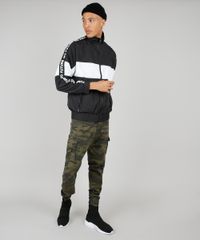 Calca-de-Sarja-Masculina-Jogger-Cargo-Estampada-Camuflada-Verde-Militar-9581535-Verde_Militar_3