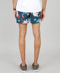 Short-Masculino-Estampado-de-Araras-com-Bolsos-Azul-Marinho-9598805-Azul_Marinho_4