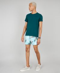 Short-Masculino-Estampado-de-Passaros-com-Bolsos-Verde-Claro-9598803-Verde_Claro_3