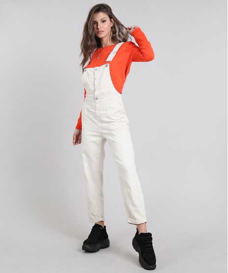 Macacao-de-Sarja-Feminino-com-Bolsos-Bege-Claro-9639711-Bege_Claro_1