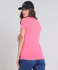 Blusa-Feminina-Manga-Curta-Decote-V-Rosa-Neon-9578565-Rosa_Neon_2