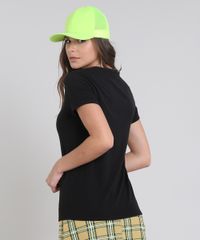 Blusa-Feminina--Sunday--Decote-V-Manga-Curta-Preta-9578569-Preto_2