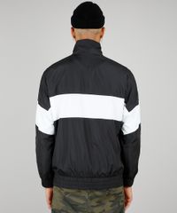 Jaqueta-Corta-Vento-Masculina-com-Faixa-Lateral--No-future--Preta-9361205-Preto_2